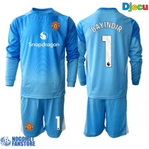 Manchester United Altay Bayindir #1 Golmanski Domaci Dres za djecu 2025-26 Dugi Rukav (+ Kratke hlače)